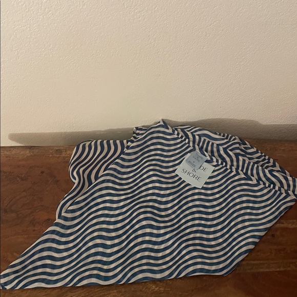 Shade & Shore Navy and White Swim Sarong - Picture 5 of 6